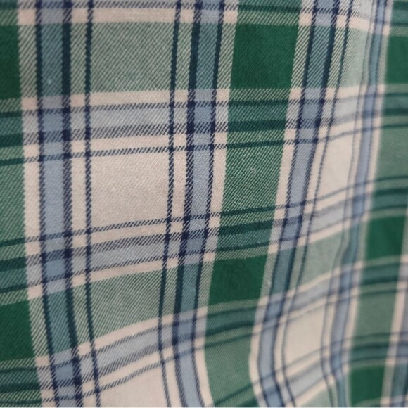 Driftwood "Lana" Pearl Snap Button Plaid Shirt Long Sleeve Embroidered Floral - Picture 11 of 16